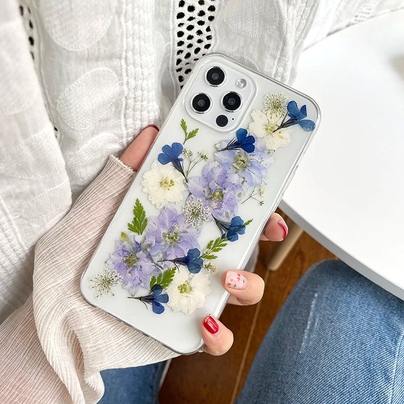 Pressed Dried Flowers Phone Case