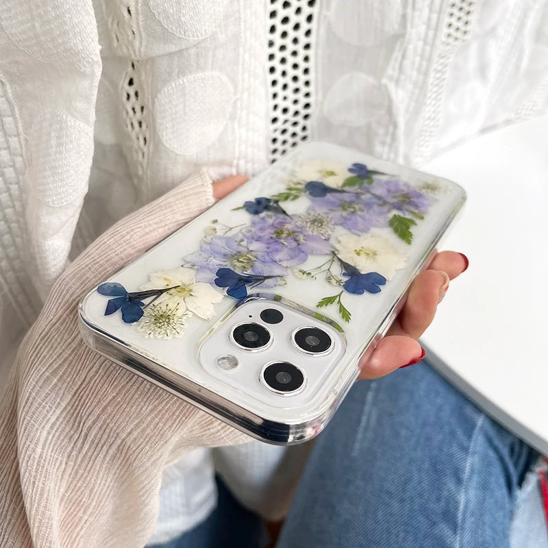 Pressed Dried Flowers Phone Case