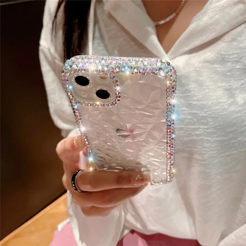 Glitter Rhinestone Diamond Clear Soft Case