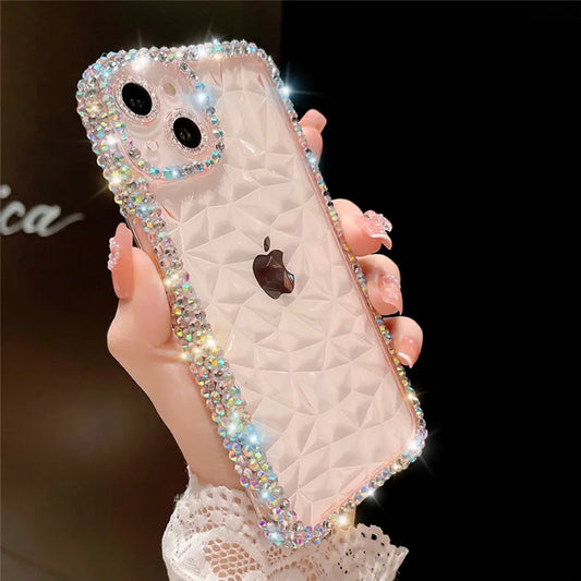 Glitter Rhinestone Diamond Clear Soft Case