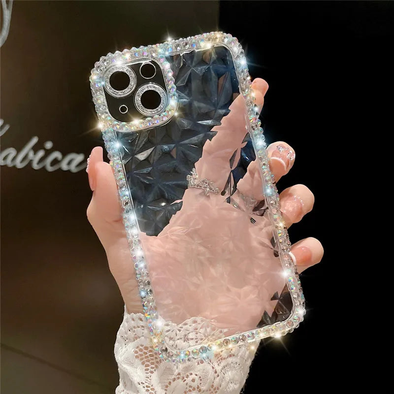 Glitter Rhinestone Diamond Clear Soft Case