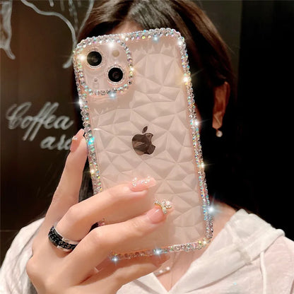 Glitter Rhinestone Diamond Clear Soft Case